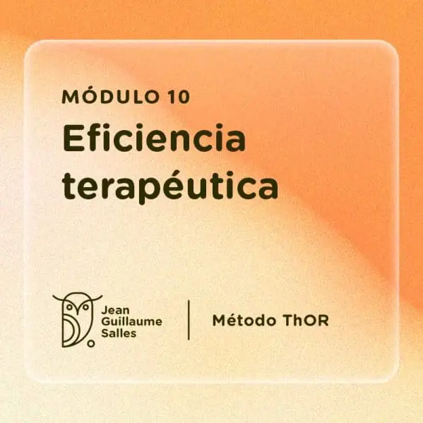 Módulo 10: Eficiencia terapéutica 2 x 4h online